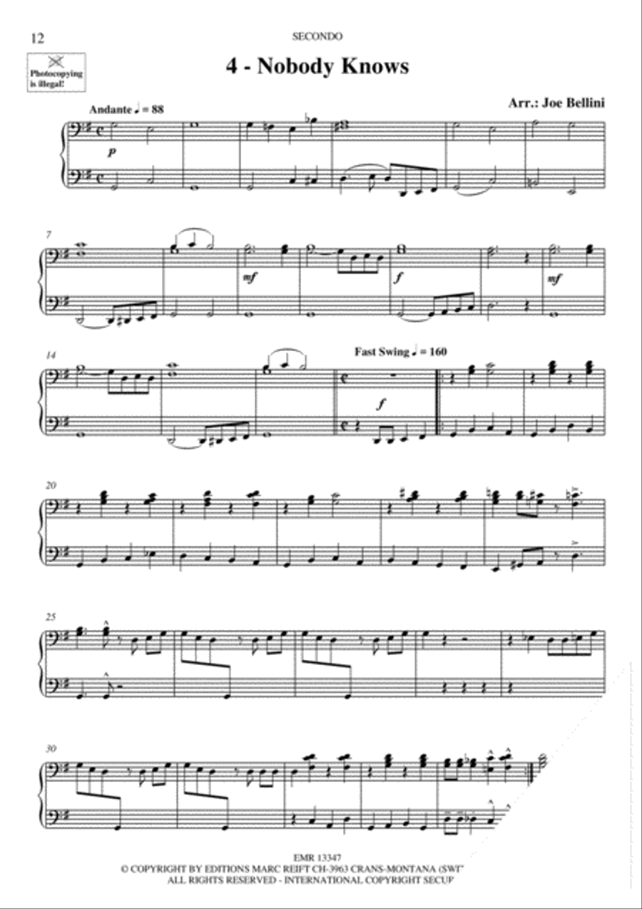 Piano Duets Greatest Hits Volume 2 - Easy Piano Duet scores gallery preview page 6