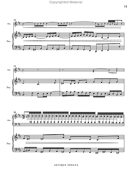 Antique Sonata (score & parts) image number null
