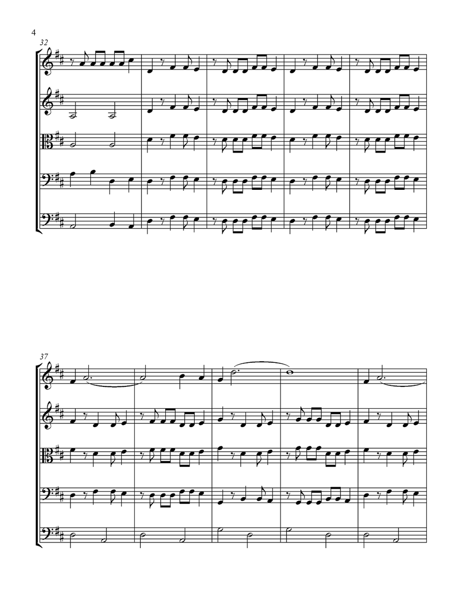 The Magnificent Seven The Magnificent Seven String Quartet scores gallery preview page 4