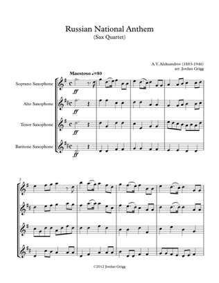 Russian National Anthem (Sax Quartet)