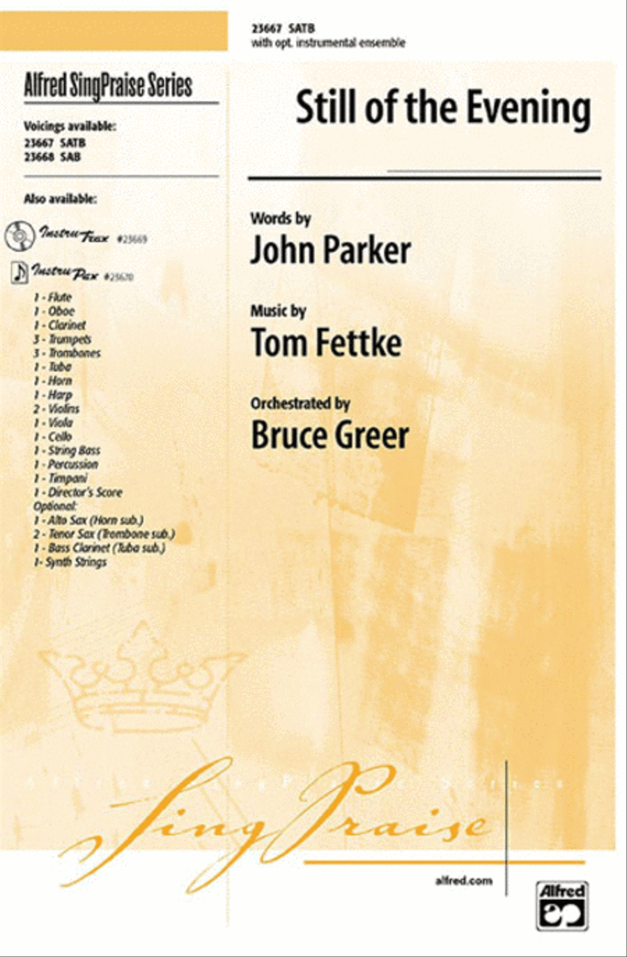 Still of the Evening Still of the Evening 4-Part scores gallery preview page 1