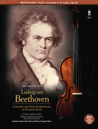 Book cover for Beethoven - Violin Concerto in D Major, Op. 61