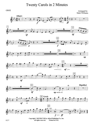 Twenty Carols in 2 Minutes: Oboe