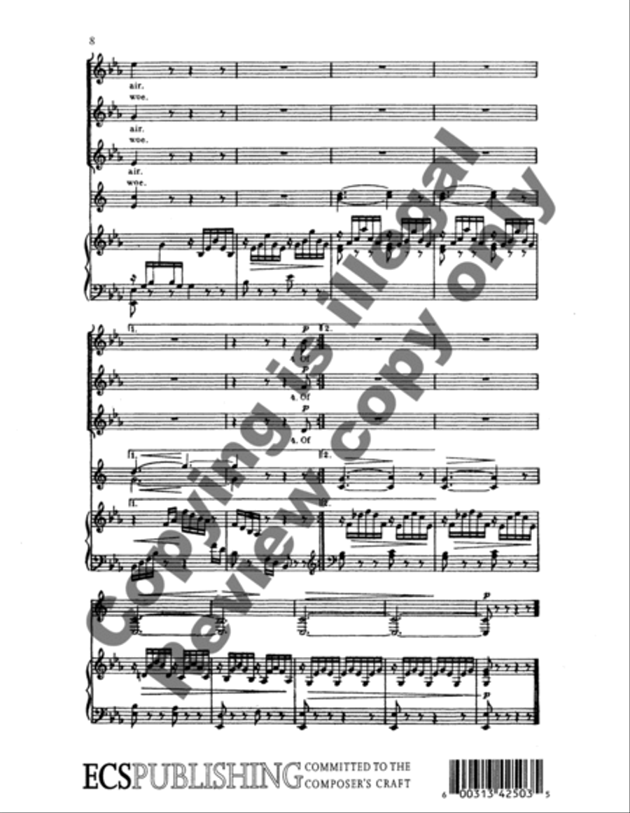 Greetings, Op. 17/3 Greetings, Op. 17/3 SSA scores gallery preview page 12
