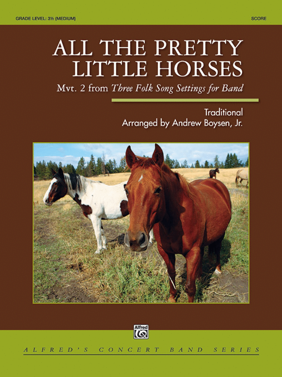 All the Pretty Little Horses Concert Band scores gallery preview page 1