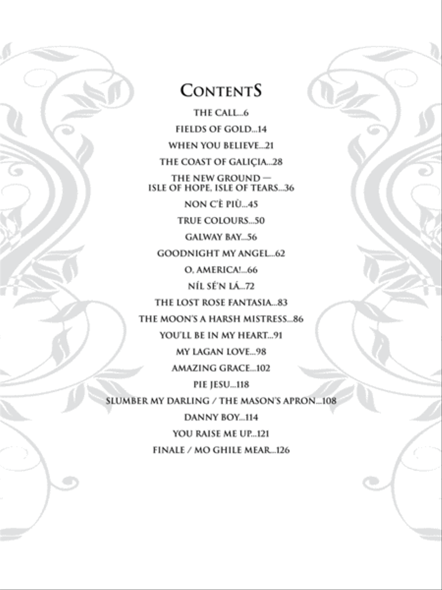 Celtic Woman -- Songs from the Heart Piano, Vocal, Guitar scores gallery preview page 2