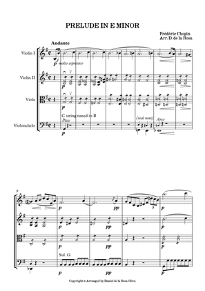 Prelude in E minor - F. Chopin