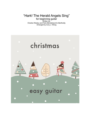 Hark The Herald Angels Sing (Easy Guitar w/ Tab)