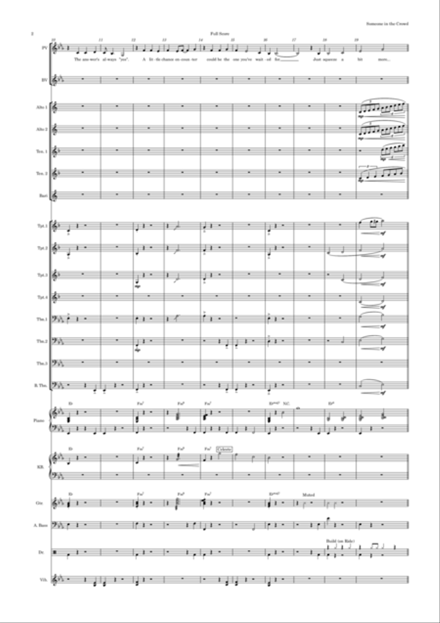 Someone In The Crowd Jazz Ensemble scores gallery preview page 2