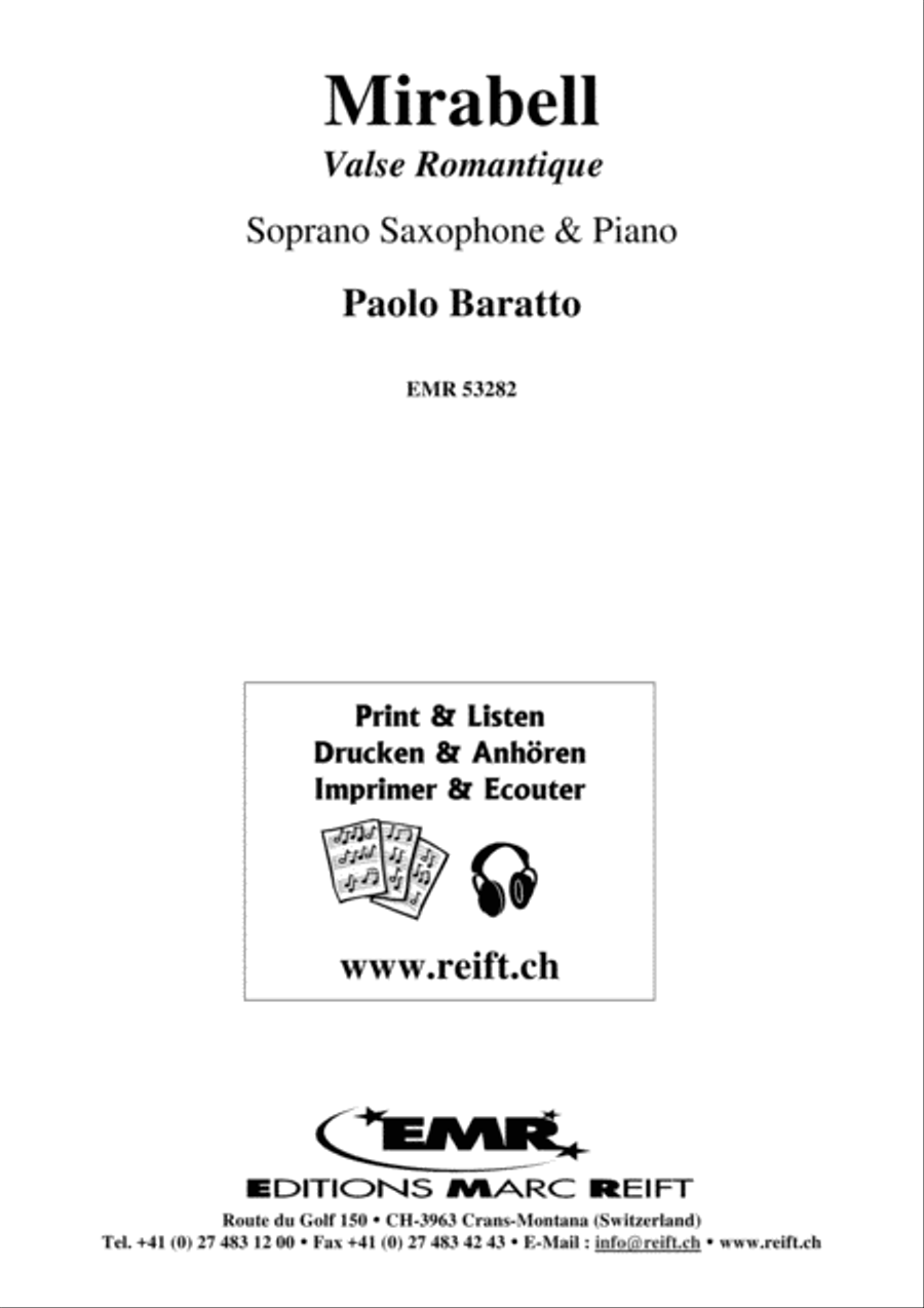 Mirabell Soprano Saxophone scores gallery preview page 2