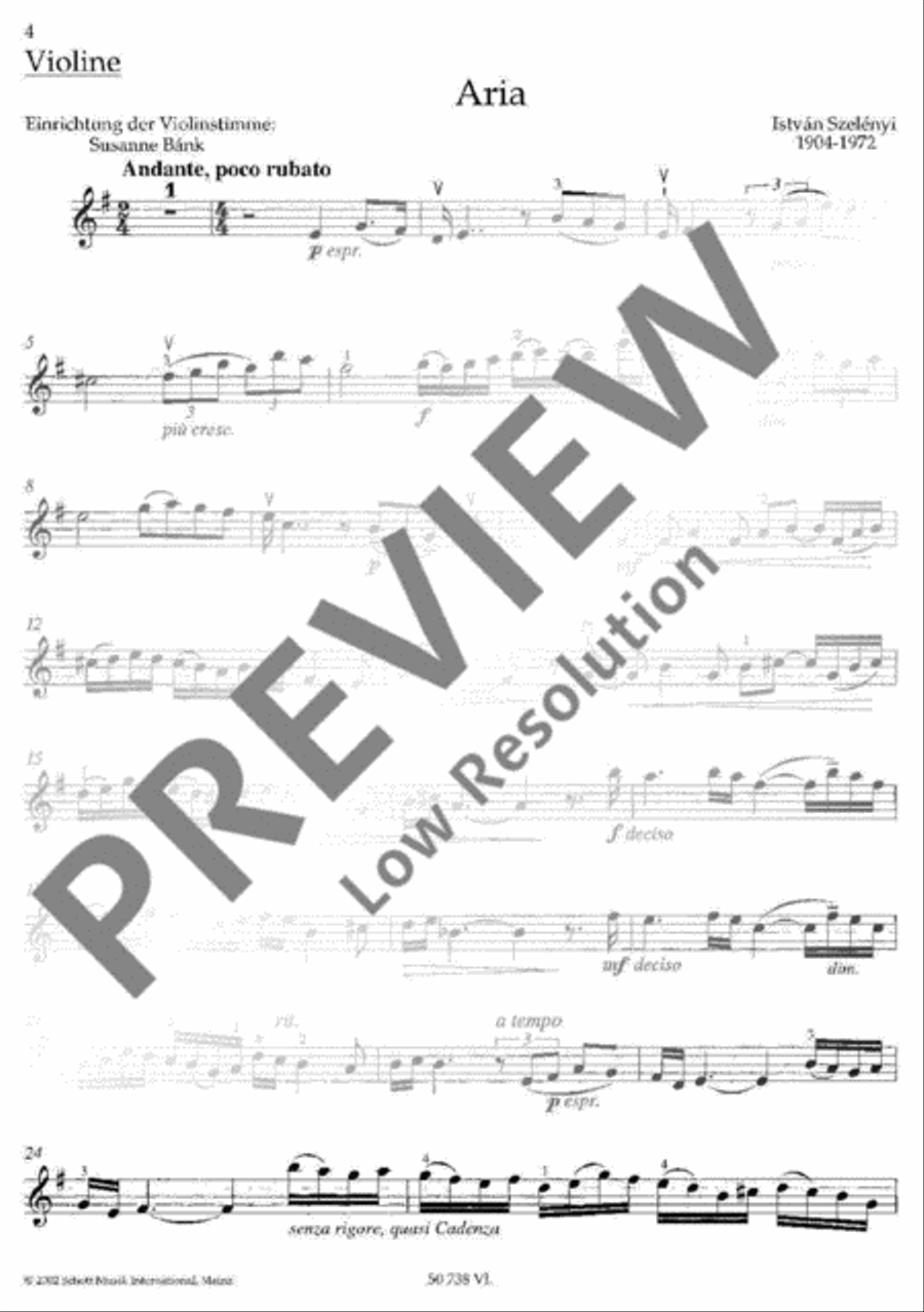 Aria Aria Clarinet scores gallery preview page 7