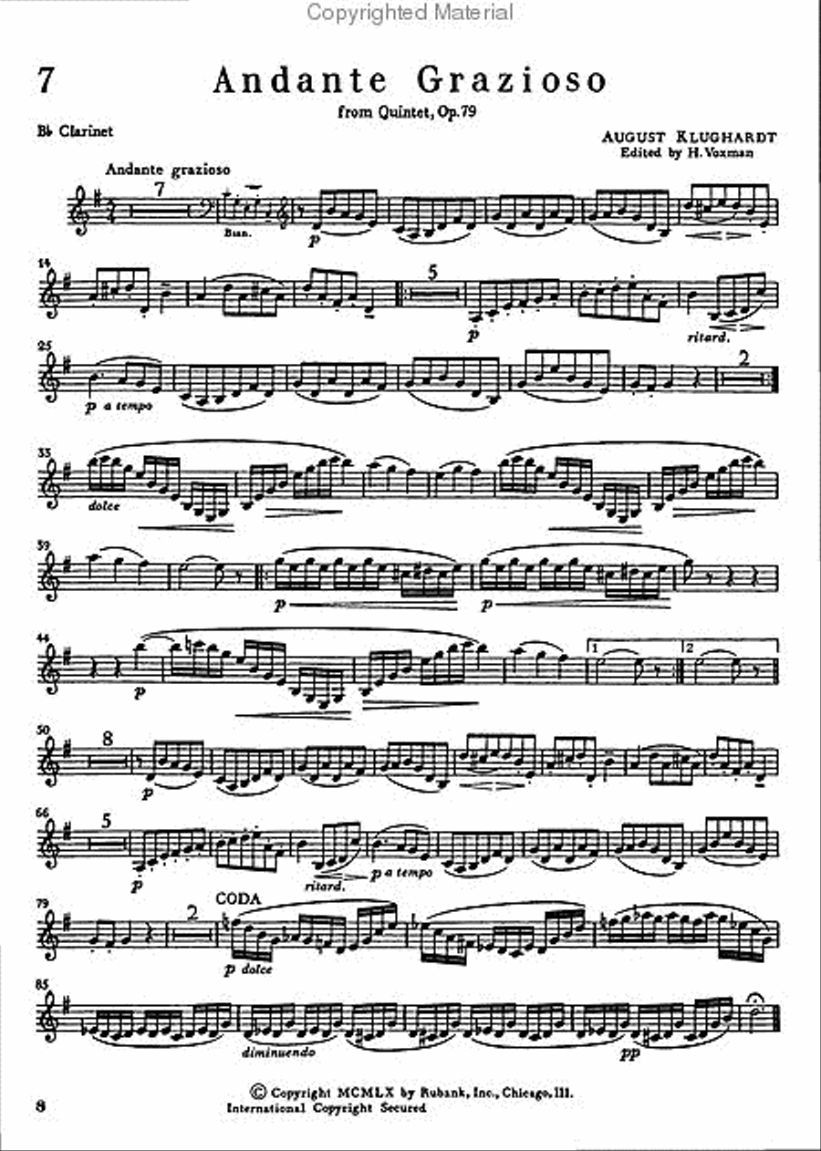 Ensemble Repertoire for Woodwind Quintet Woodwind Quintet scores gallery preview page 3