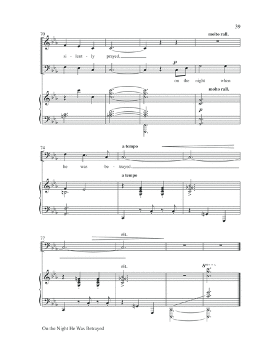 The Seven Last Days 4-Part scores gallery preview page 43