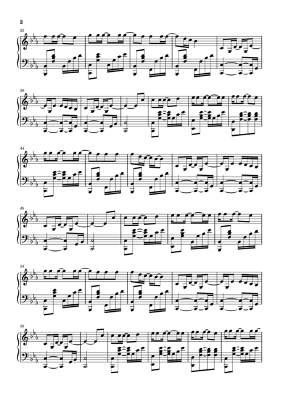 Jolene Piano Solo scores gallery preview page 2