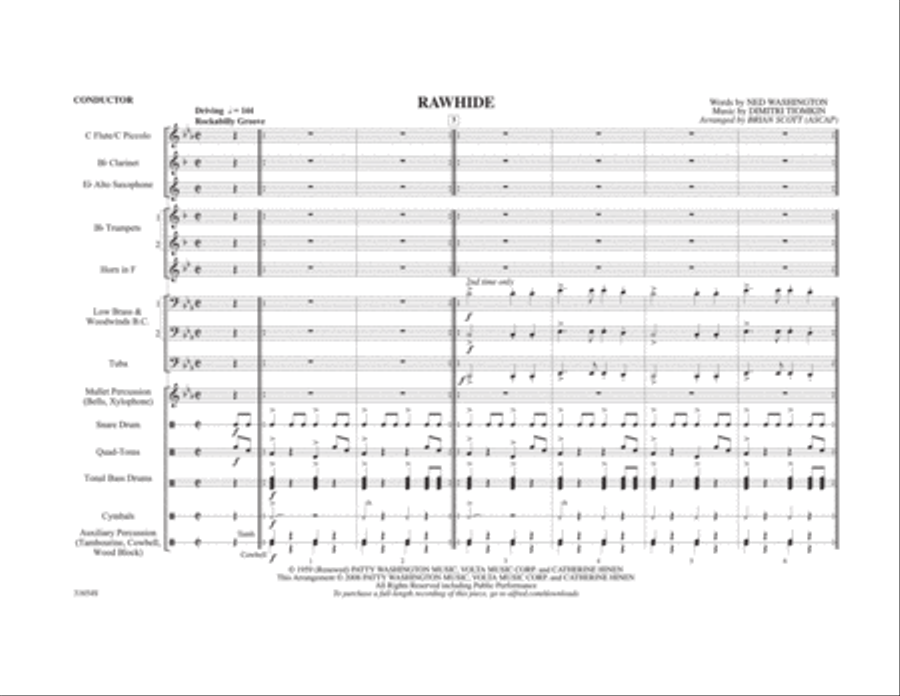 Rawhide Marching Band scores gallery preview page 2