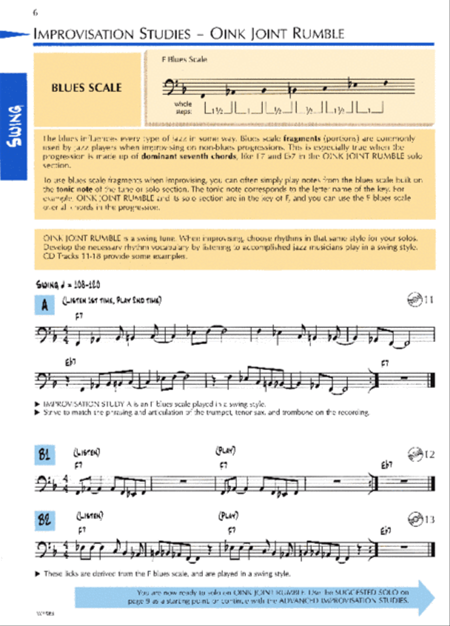 Standard of Excellence Advanced Jazz Ensemble Book 2, Tuba Jazz Ensemble scores gallery preview page 2