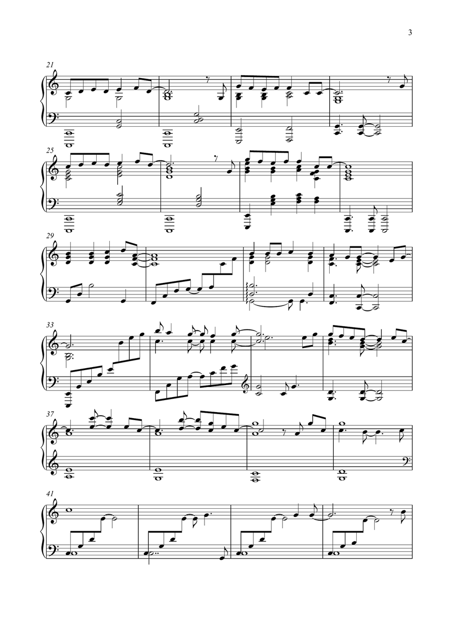 Nessaja Piano Solo scores gallery preview page 3