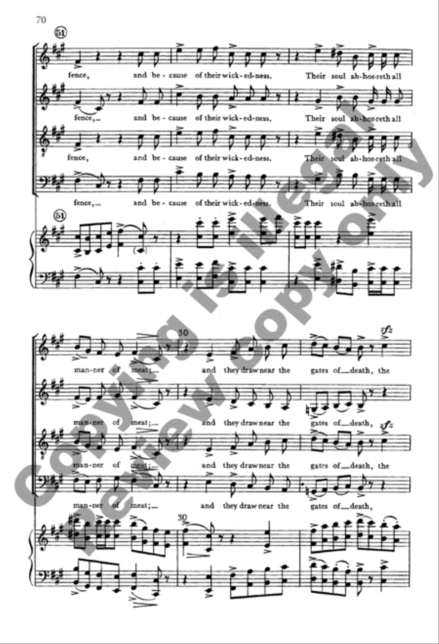 A Psalm Of Thanksgiving A Psalm Of Thanksgiving 4-Part scores gallery preview page 46