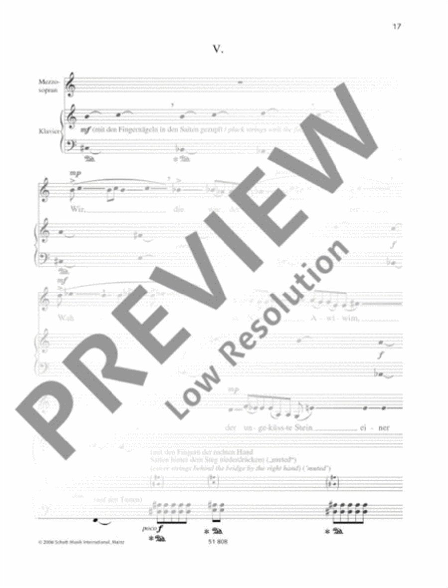 Five Songs Five Songs Mezzo-Soprano Voice scores gallery preview page 18