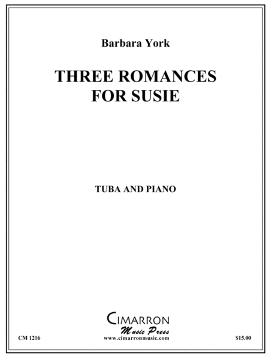 Three Romances for Susie image number null