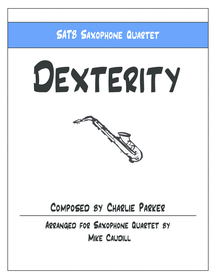 Dexterity Saxophone Quartet scores gallery preview page 1
