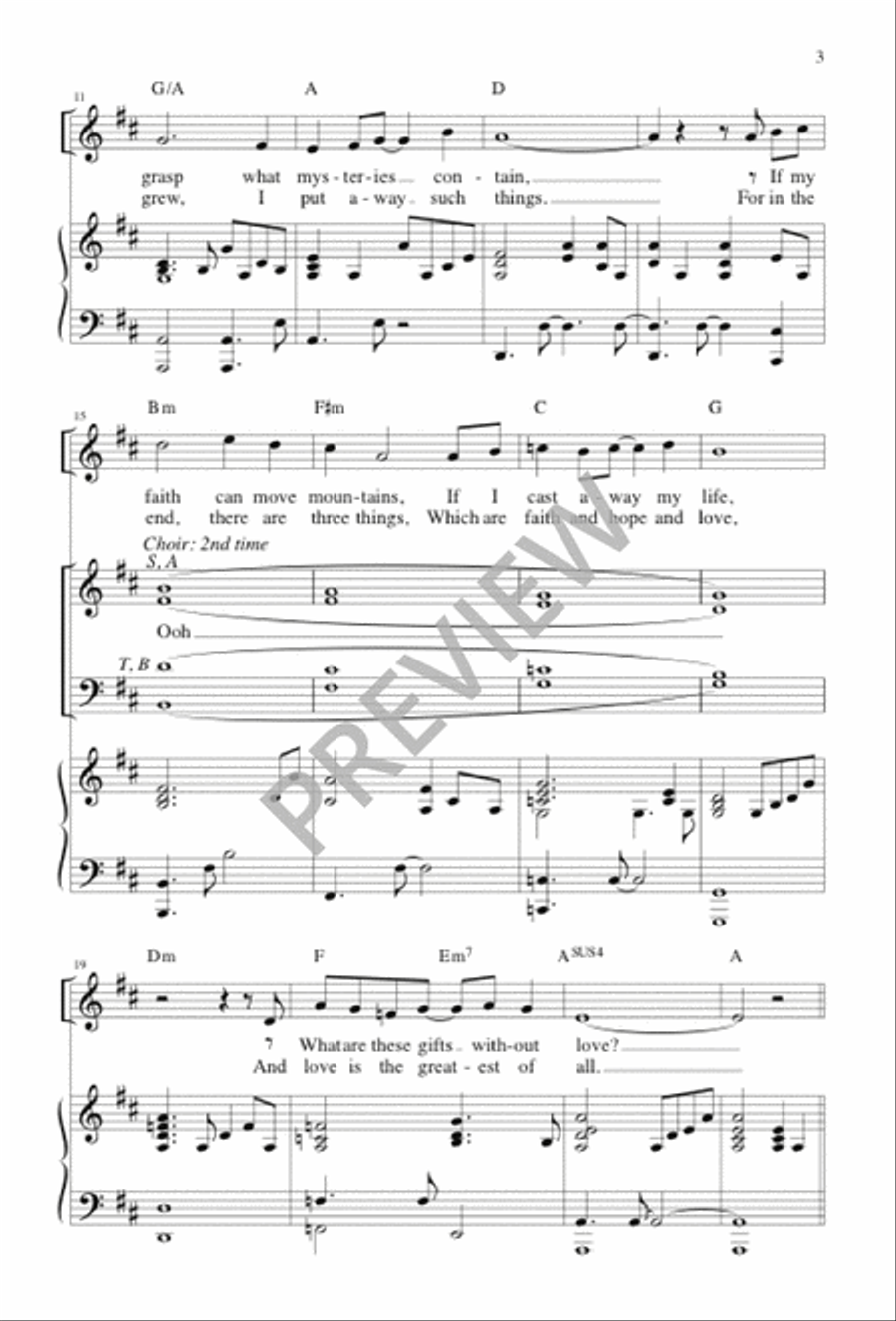 Love Is Patient Love Is Patient 4-Part scores gallery preview page 2