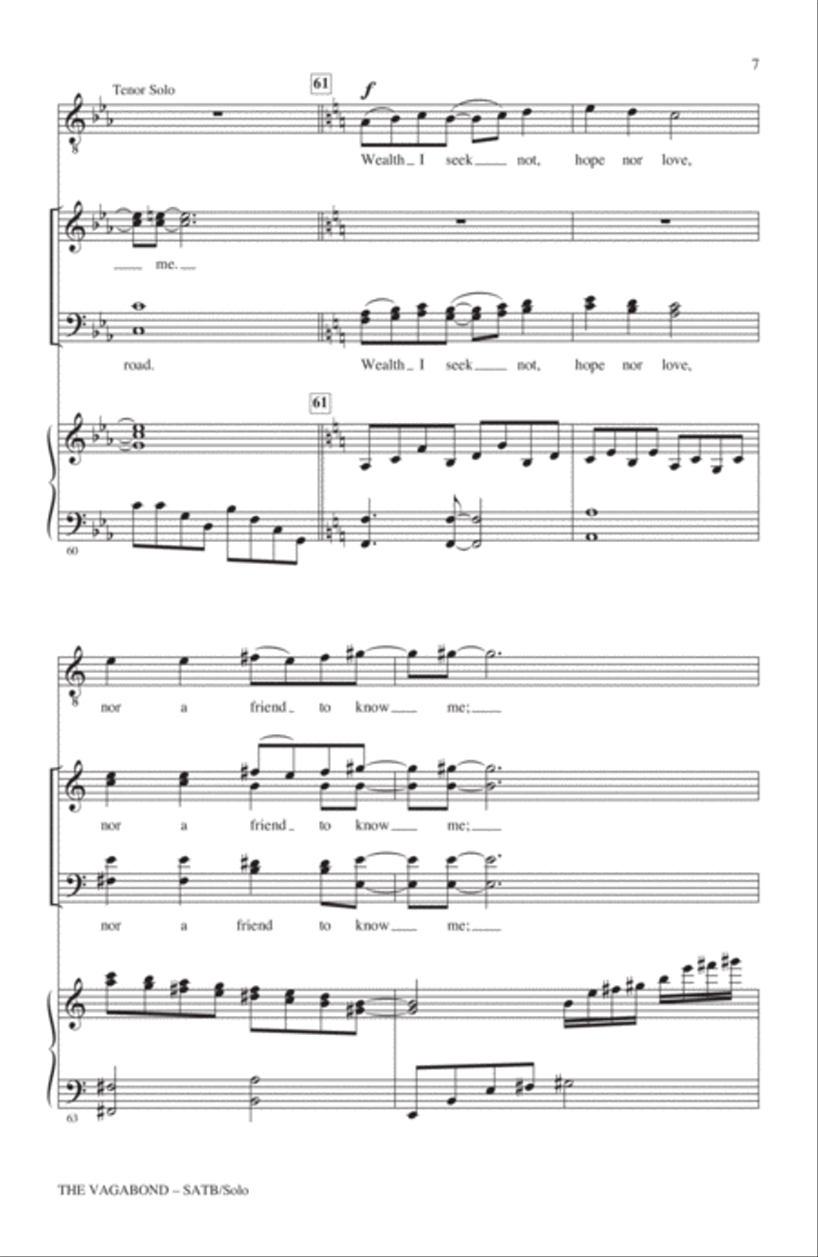 The Vagabond The Vagabond 4-Part scores gallery preview page 6