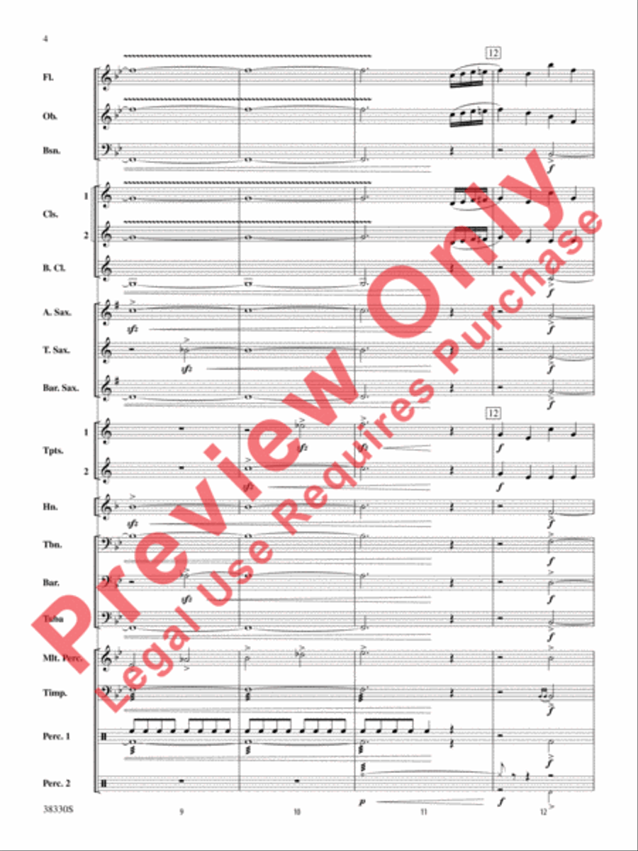 From the Realms of Glory! Concert Band scores gallery preview page 5