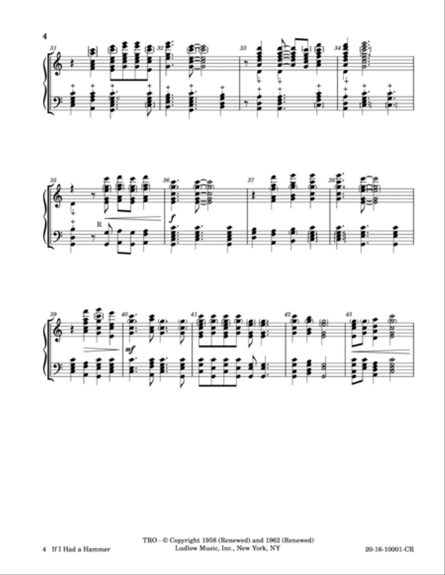 If I Had A Hammer (the Hammer Song) image number null
