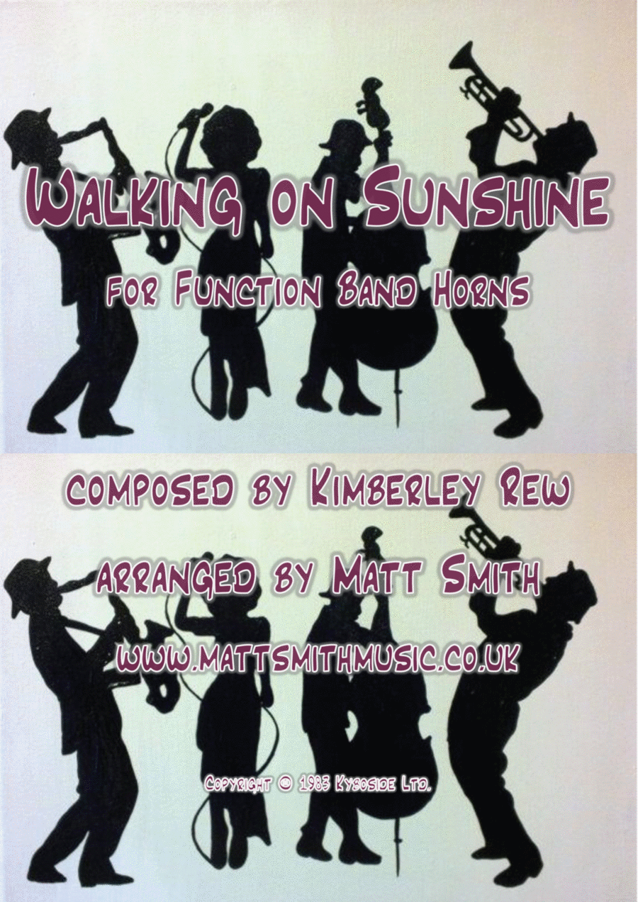 Walking On Sunshine Walking On Sunshine Voice scores gallery preview page 1