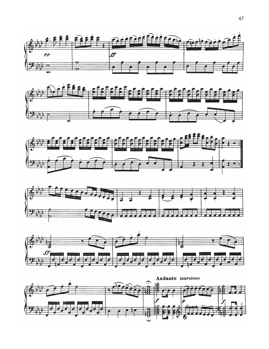 Sonata In F Minor, WoO 47, No. 2 Piano Solo scores gallery preview page 2