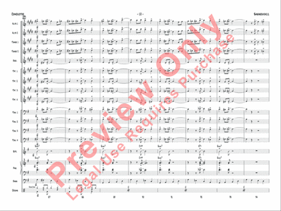 Sheherajazz Jazz Ensemble scores gallery preview page 13