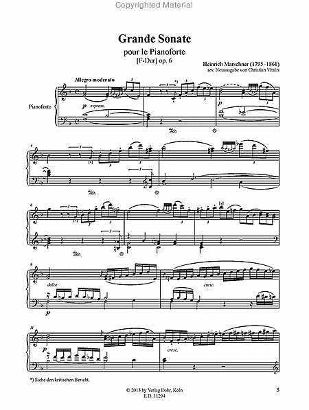 Grande Sonate pour le Pianoforte F-Dur op. 6