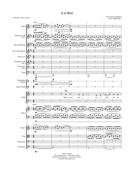 Choral - "It Is Well" with Orchestra image number null