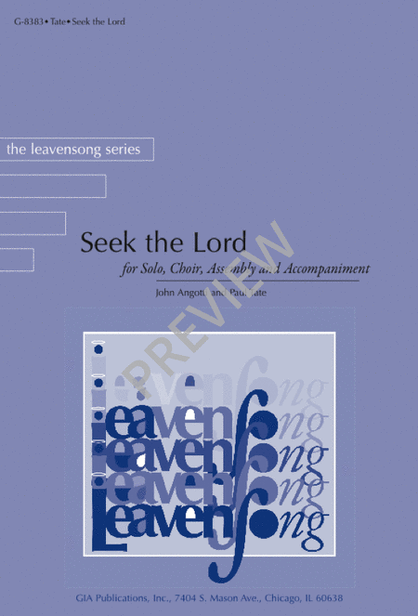 Seek the Lord image number null