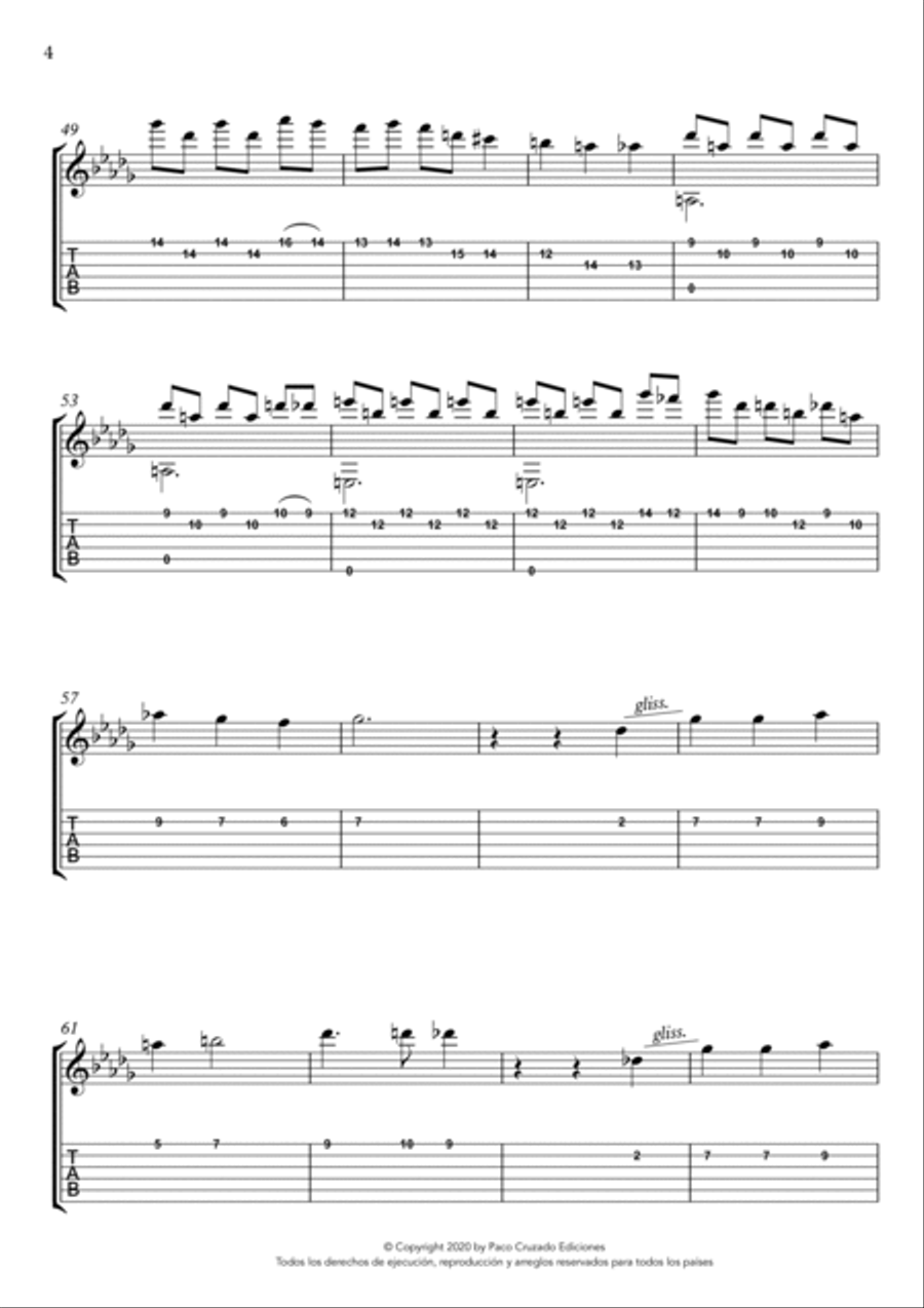 Jaleo ligero Jaleo ligero Classical Guitar scores gallery preview page 6