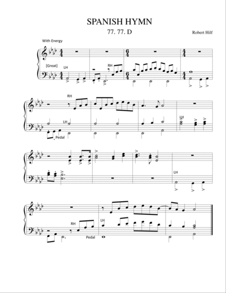 SET V - Hymn Introductions Piano scores gallery preview page 4