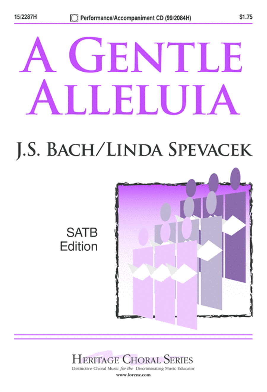 A Gentle Alleluia 4-Part scores gallery preview page 1