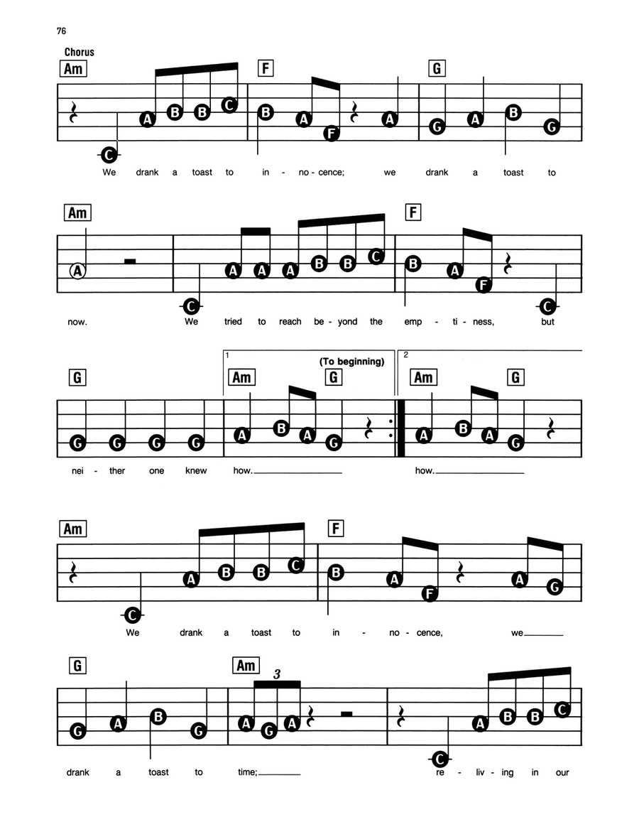Same Old Lang Syne Electronic Keyboard scores gallery preview page 2
