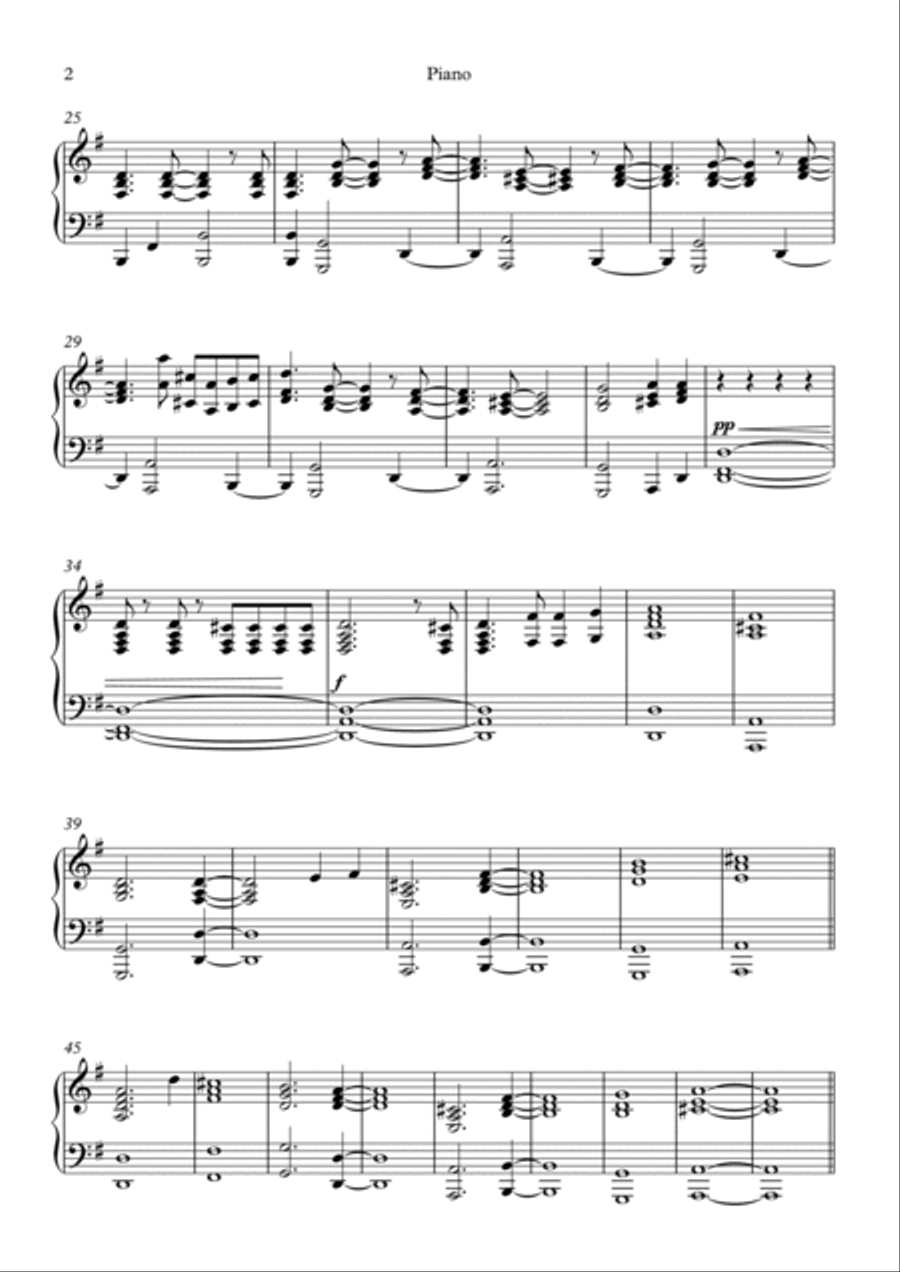 La Llamada Piano Solo scores gallery preview page 2