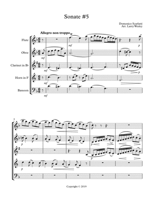 Scarlatti Sonatas No. 5 & 16