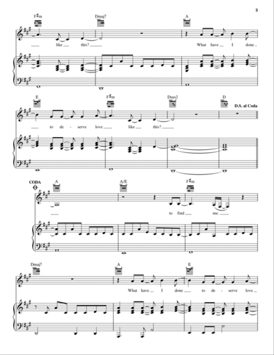 Love Like This Piano, Vocal, Guitar scores gallery preview page 3