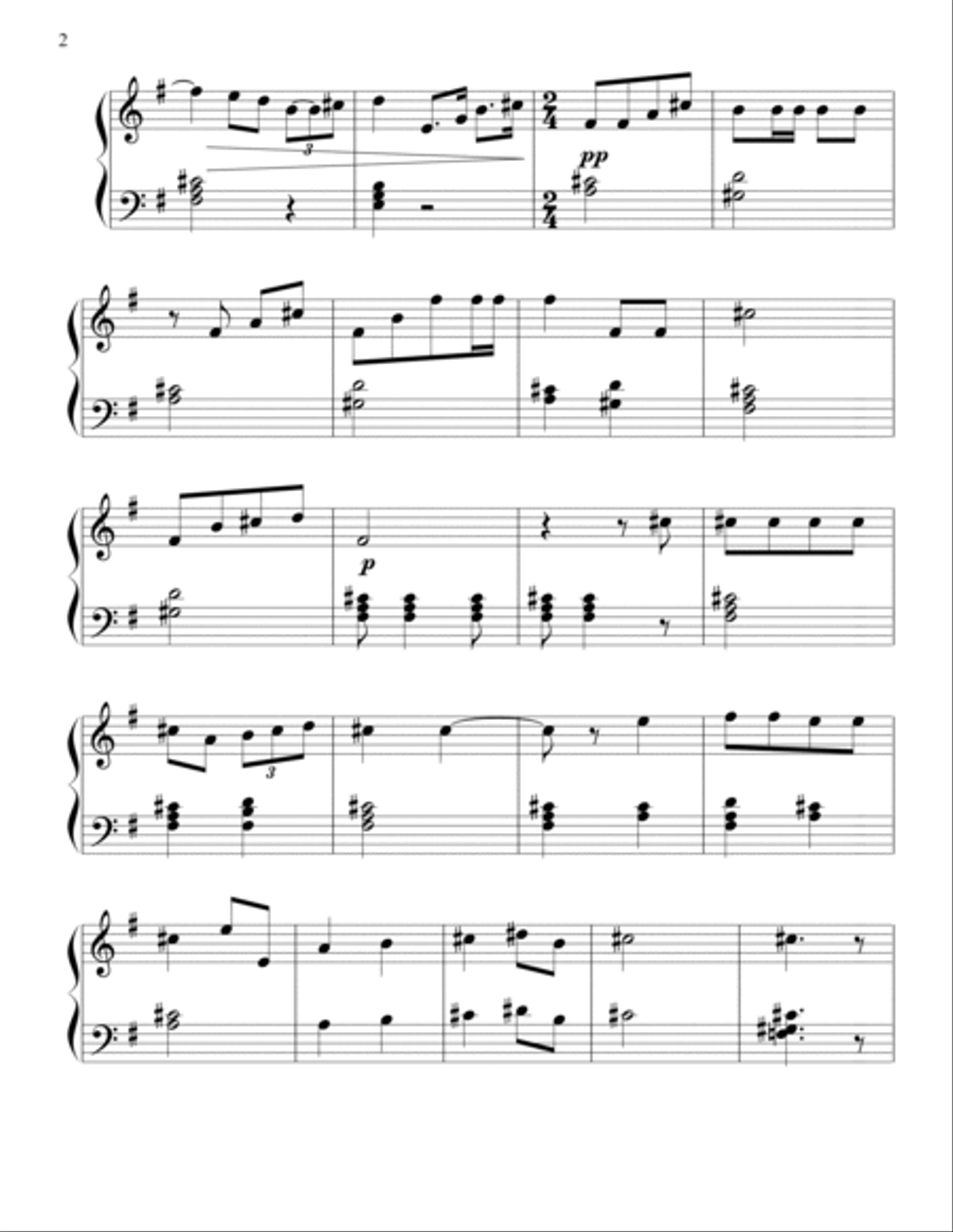 Un bel di Un bel di Piano Method scores gallery preview page 2