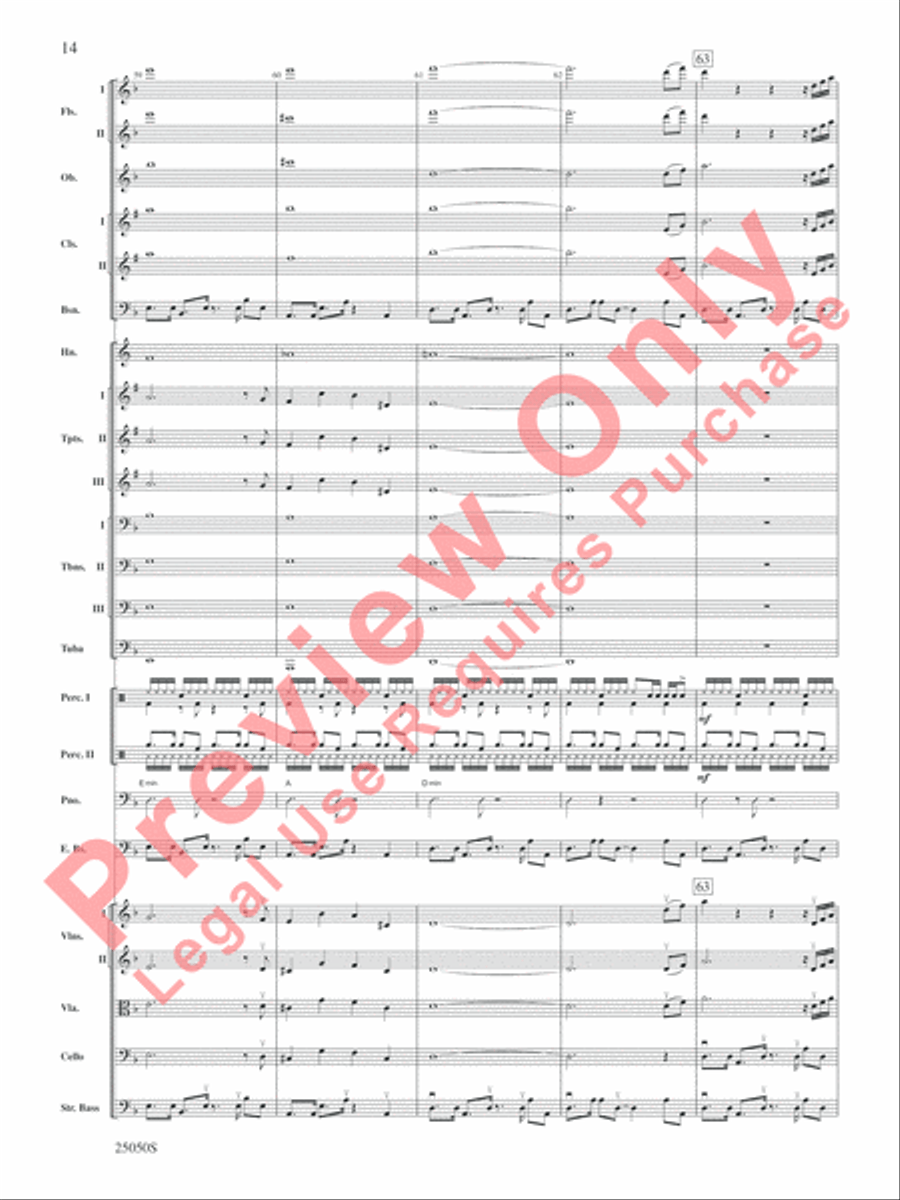 The Children of Sanchez The Children of Sanchez Full Orchestra scores gallery preview page 15