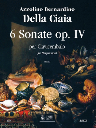 Book cover for 6 Sonatas Op. IV (Roma 1727) for Harpsichord