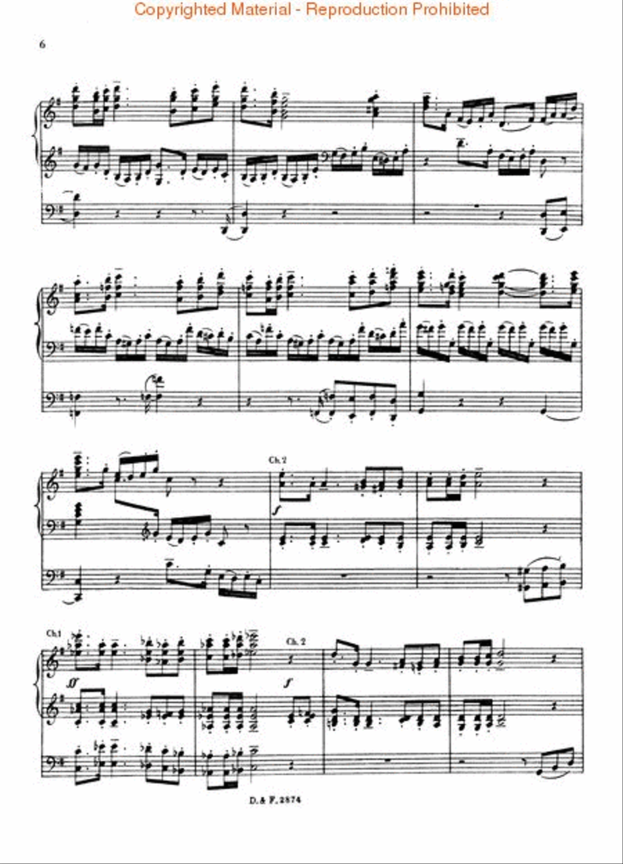 Grand Choeur Dialogué Organ scores gallery preview page 3