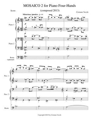 MOSAICO 2 for Piano Four-Hands