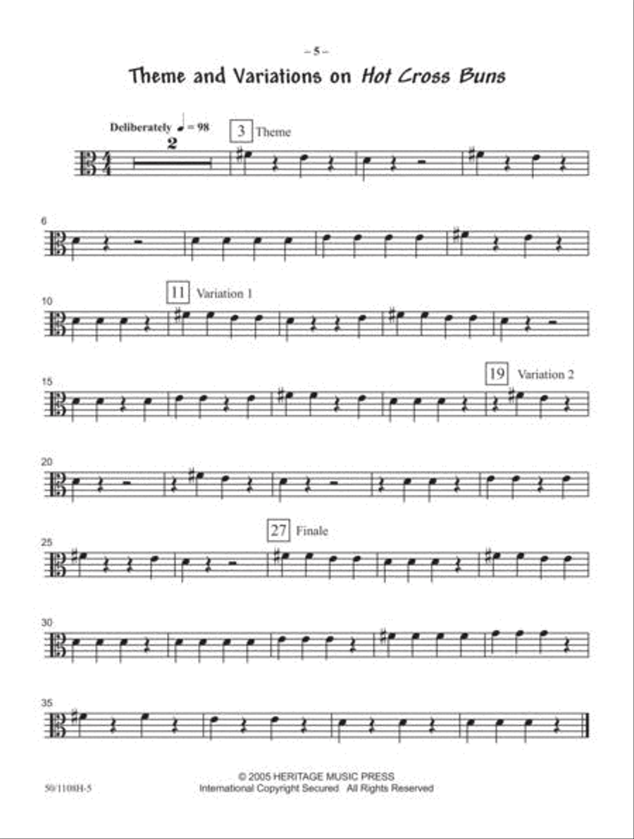 JumpStart First Concert for Strings - Viola String Orchestra scores gallery preview page 5
