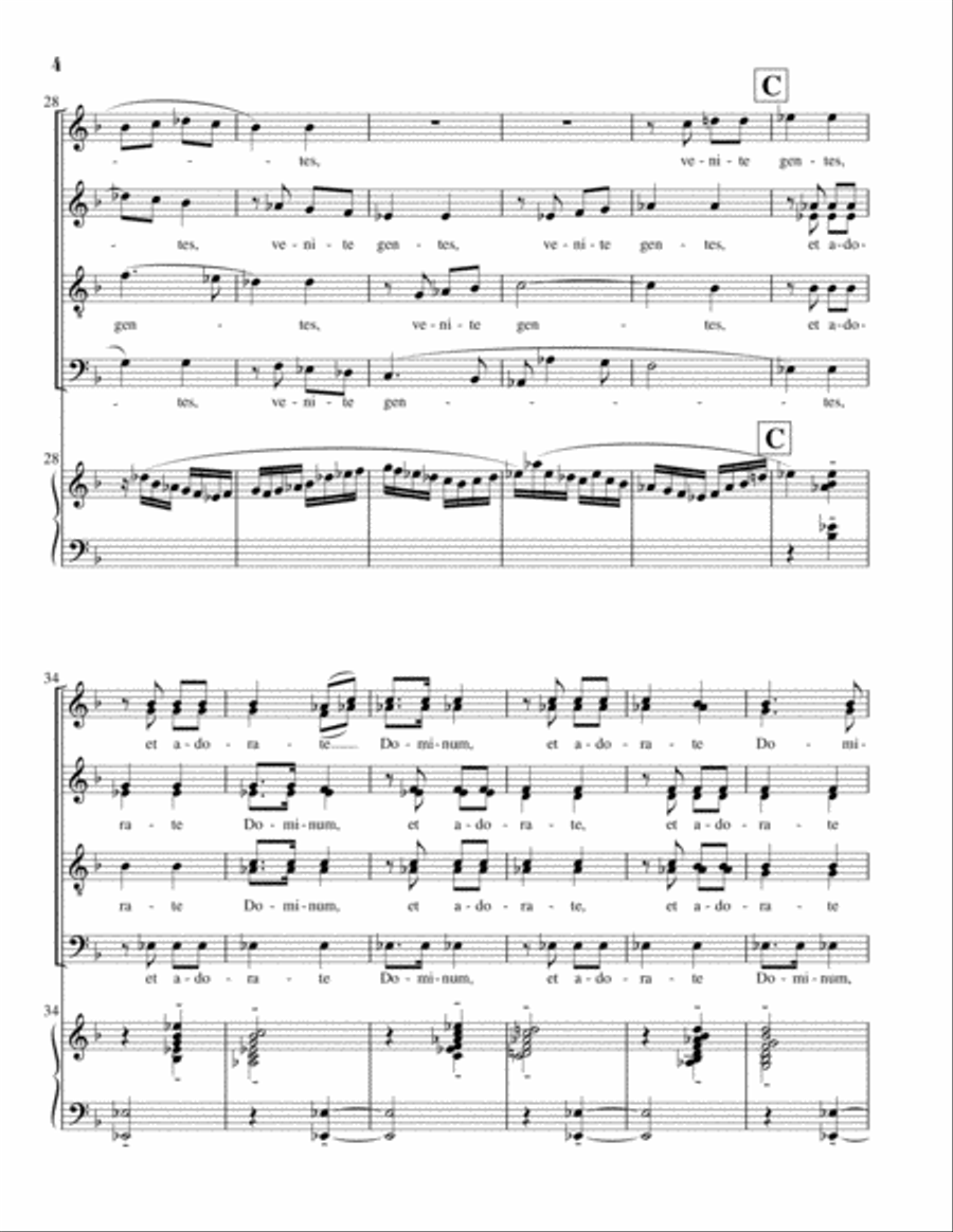 Alleluia, Dies Sanctificatus Divisi scores gallery preview page 6