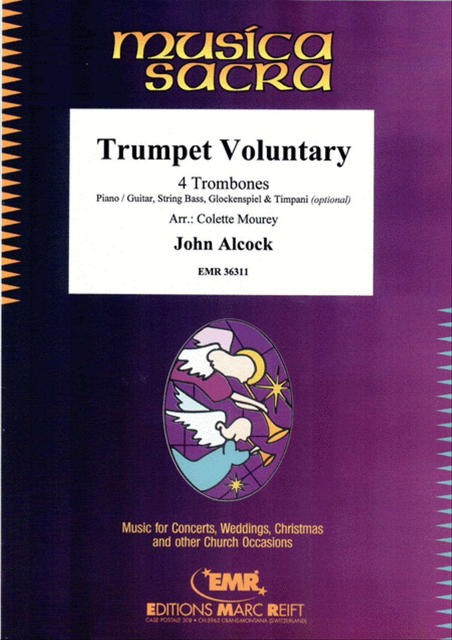 Trumpet Voluntary Trombone scores gallery preview page 1